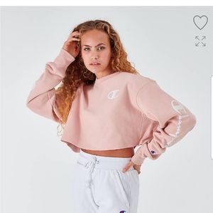 Champion Cropped Sweatshirt size L